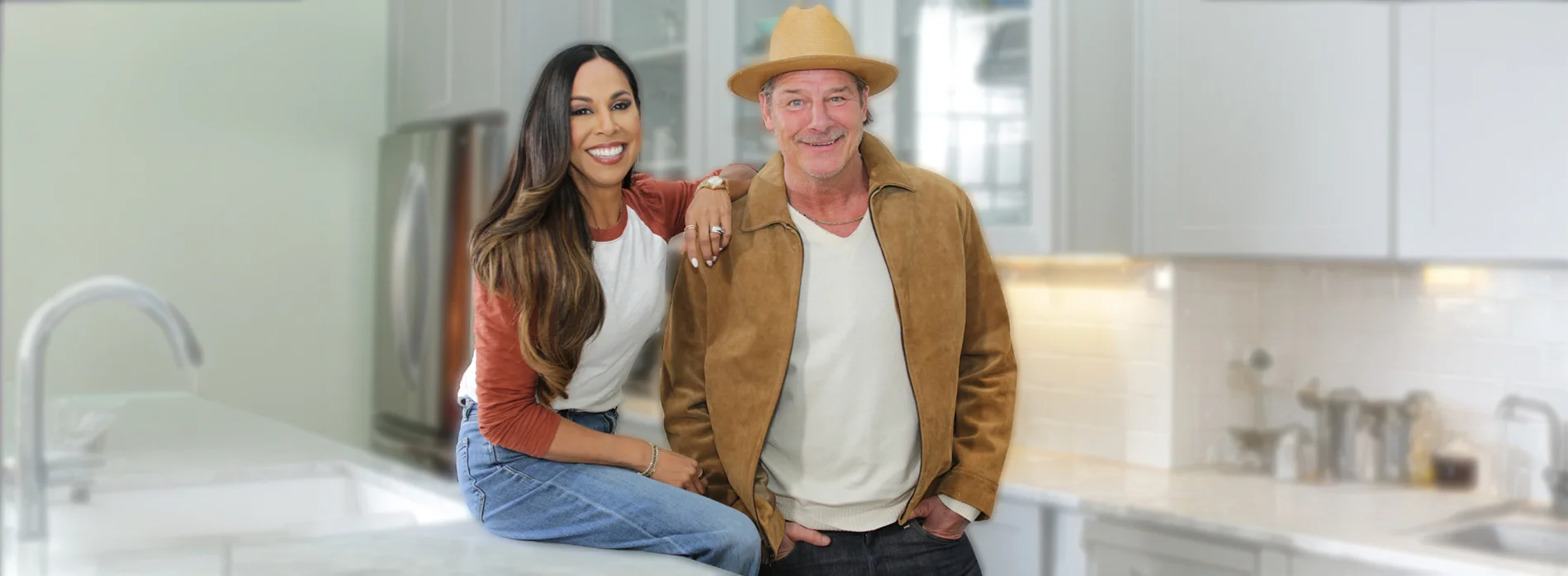 Ty Pennington with co-host, Choice Home Warranty spokespeople